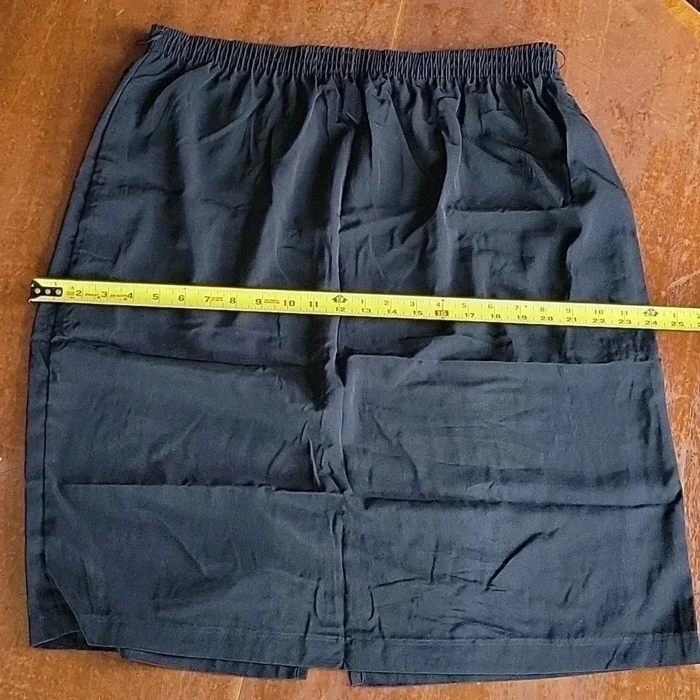 Maggie Sweet Black Skirt Pockets Size 1X